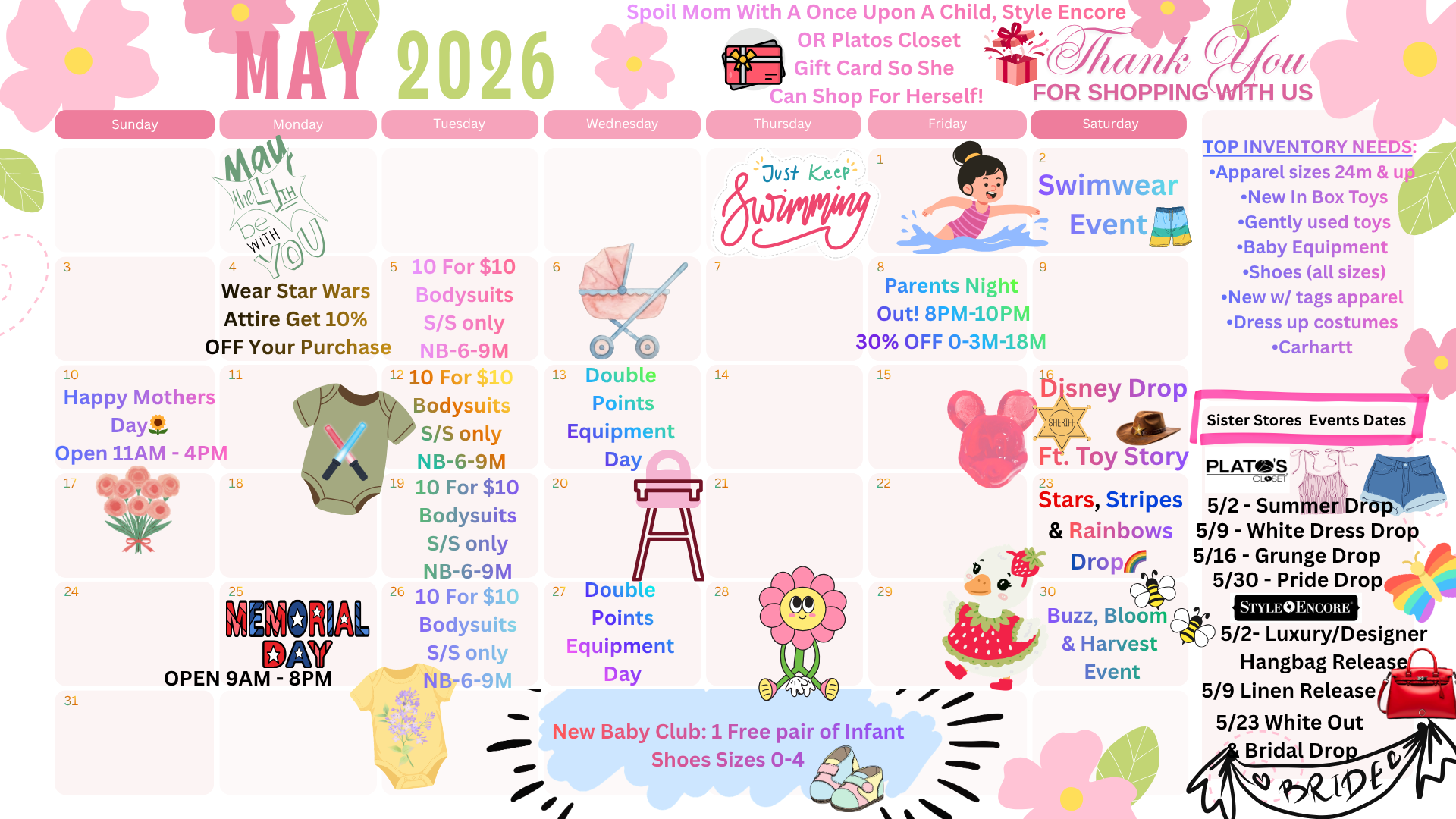 May 2026 Calendar
